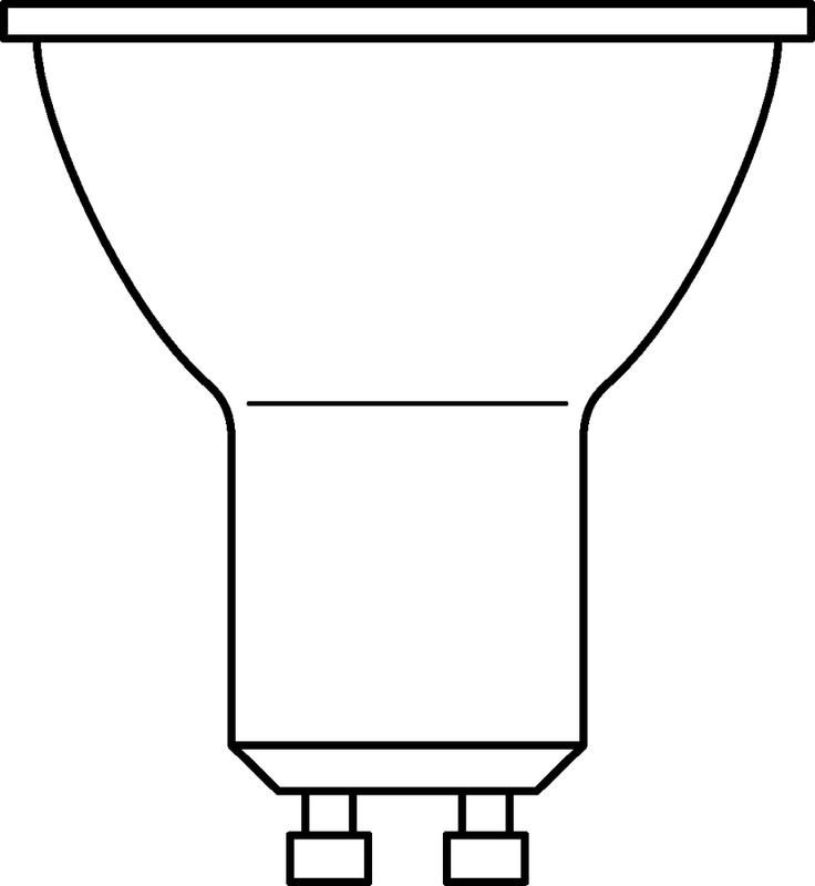 Лампа светодиодная LED Value LVPAR1675 10SW/830 230В GU10 2х5 RU (уп.5шт) OSRAM 4058075585010