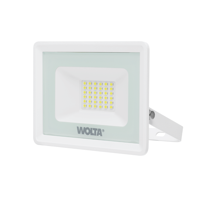 Светодиодный прожектор WOLTA WFL-30W/06W 30Вт 5700К IP65 Белый