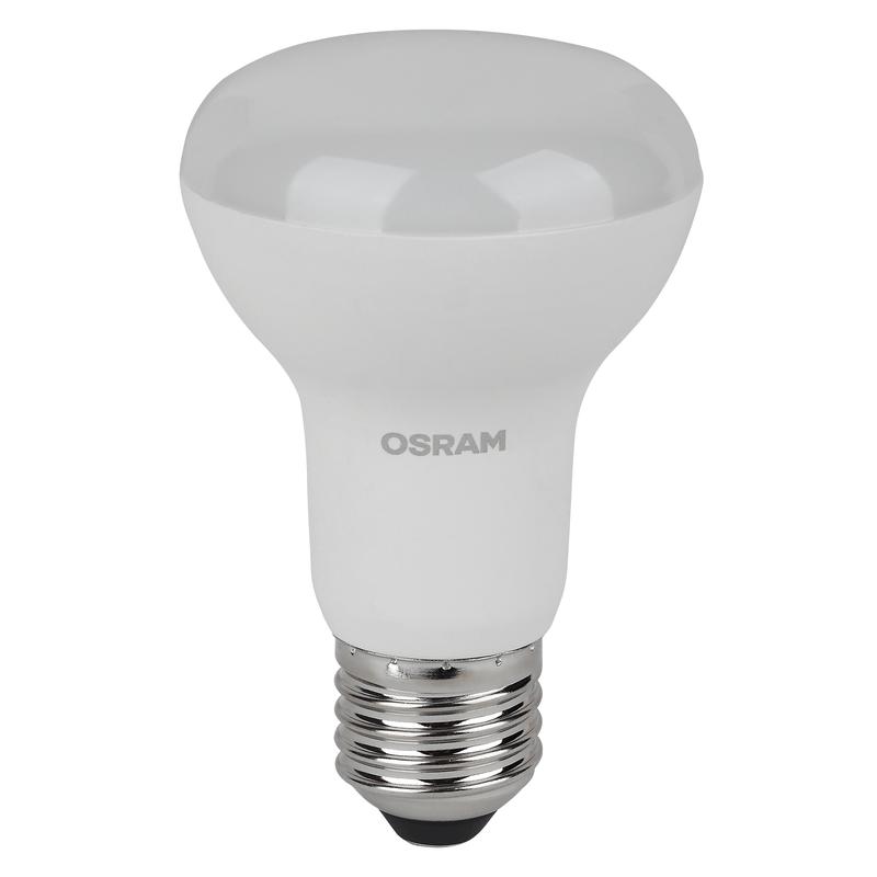 Лампа светодиодная LED Value LV R63 60 8SW/840 8Вт рефлектор матовая E27 230В 10х1 RU OSRAM 4058075581913