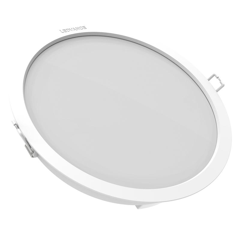 Светильник светодиодный Eco Class Downlight DL 865 WT 18Вт 6500К IP44 1710лм ДВО даунлайт кругл. встраив. ультратонкий LEDVANCE 4058075644298