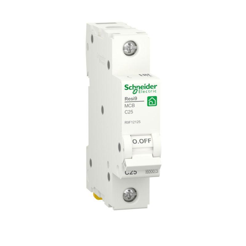 Автоматический выключатель Schneider Electric 1п C 25А Resi9 6000А  R9F12125