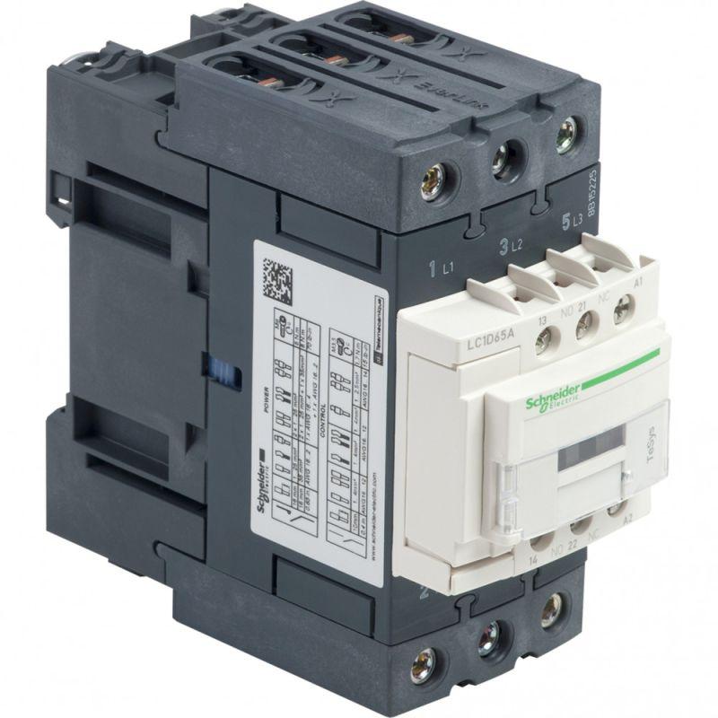 Контактор Schneider Electric 3п 65А D65 1НО+1Н3 220В AC LC1D65AM7