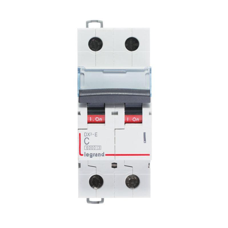Выключатель автоматический модульный 2п C 32А 6кА DX3-E 6000 2мод. 230/400В Leg 407280